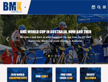 Tablet Screenshot of bmxaustralia.com.au